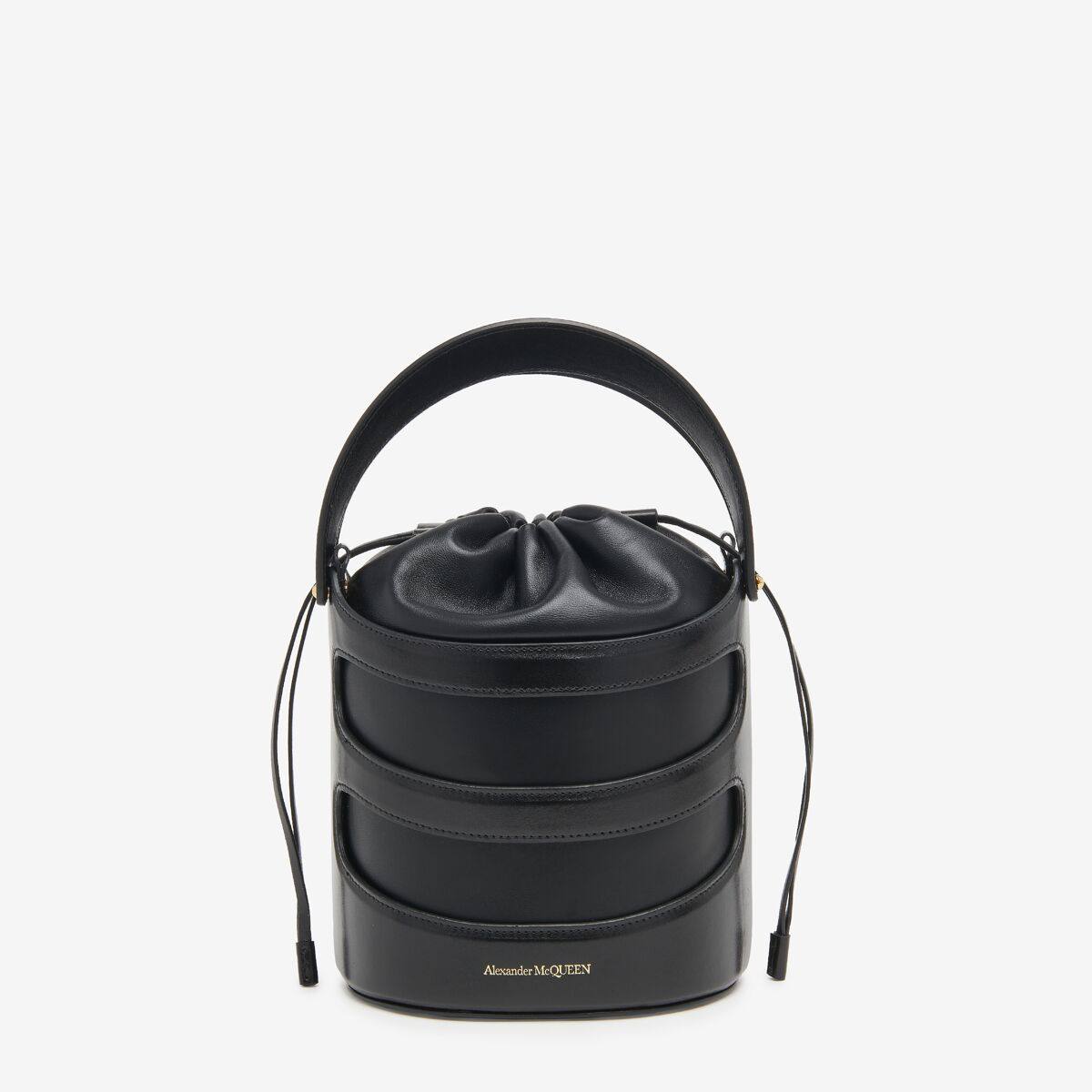 Alexander McQueen Women's Black The Rise Bucket (Calf Leather)